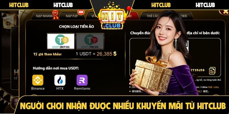 Người chơi nhận được nhiều khuyến mãi từ cổng game