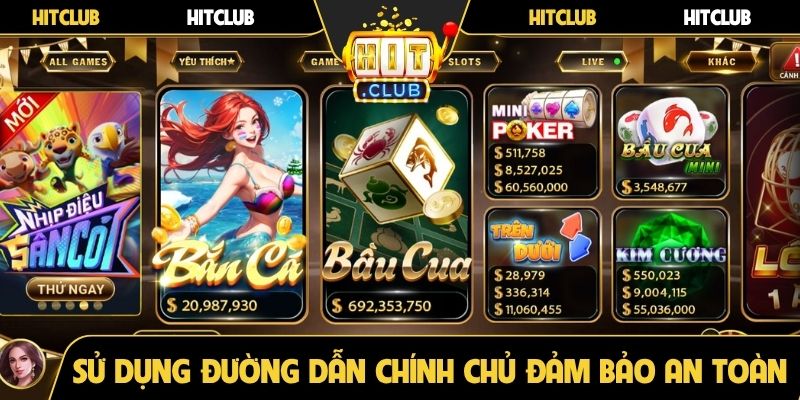 Sử dụng đường dẫn chính chủ đảm bảo an toàn và bảo mật